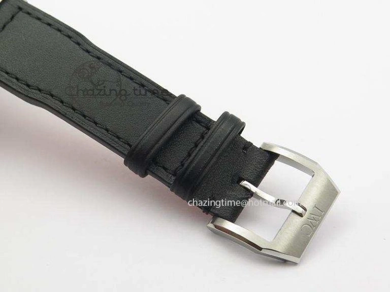 Modern Mark XVIII IW327001 SS Mk Maker Best Edition Black Dial On Black Leather Strap A 7299