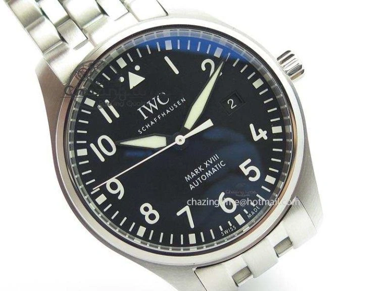 Mark XVIII IW327001 SS Mk Maker Best Edition Black Dial On SS Bracelet A OdorResistant 7301