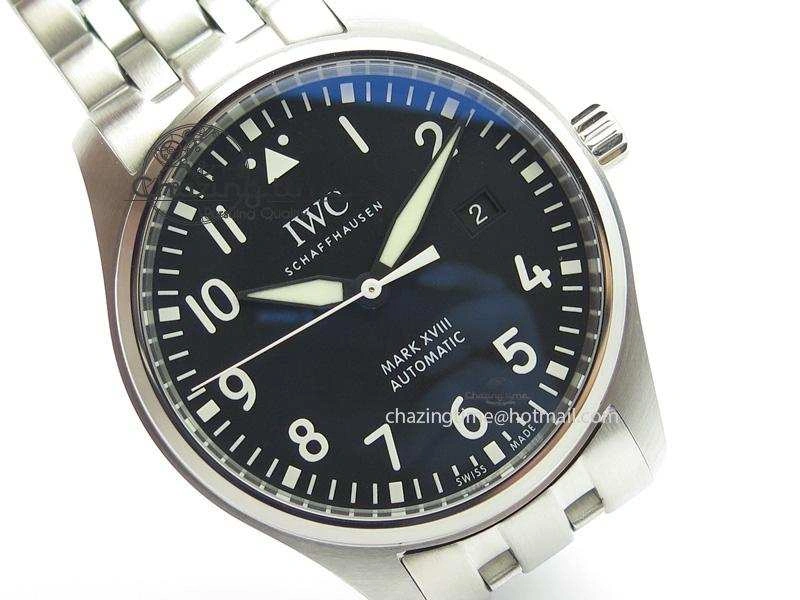 Mark XVIII IW327001 SS Mk Maker Best Edition Black Dial On SS Bracelet A OdorResistant 7301