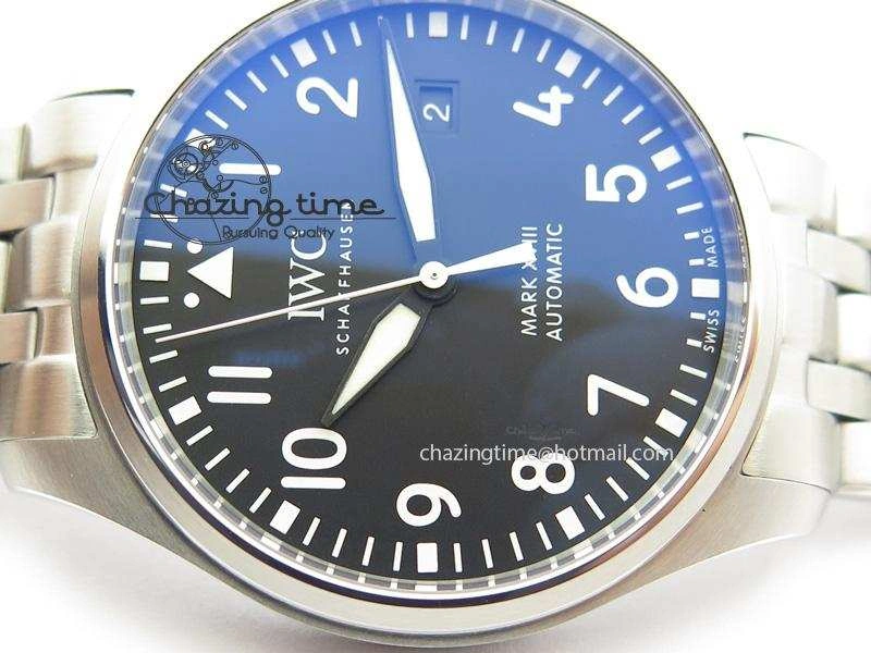 Mark XVIII IW327001 SS Mk Maker Best Edition Black Dial On SS Bracelet A OdorResistant 7301