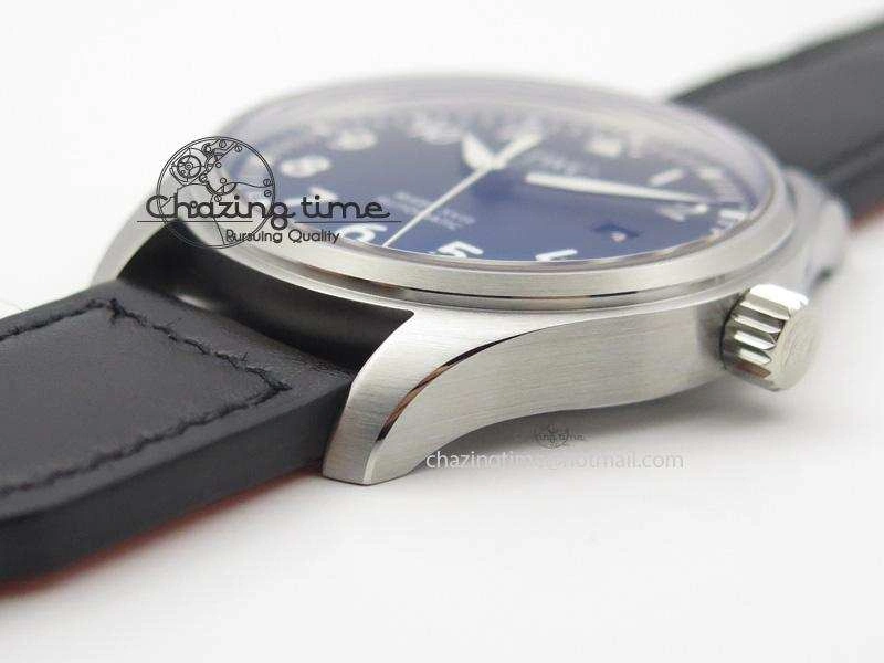 Mark XVIII IW327001 V6F Best Edition Black Dial On Black Leather Strap A Youthful 7307