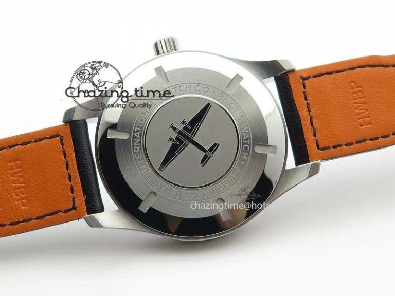 Mark XVIII IW327001 V6F Best Edition Black Dial On Black Leather Strap A Youthful 7307