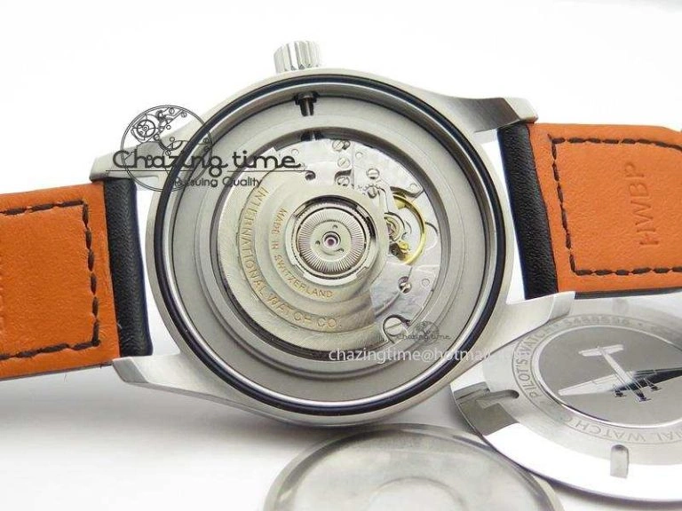 Mark XVIII IW327001 V6F Best Edition Black Dial On Black Leather Strap A Youthful 7307