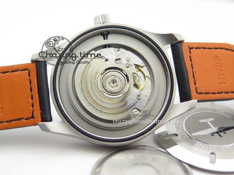 Mark XVIII IW327001 V6F Best Edition Black Dial On Black Leather Strap A Youthful 7307