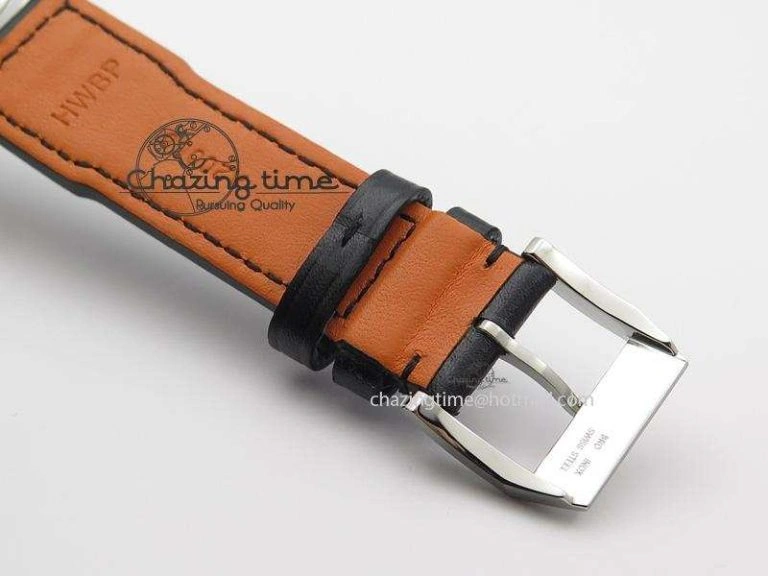 Mark XVIII IW327001 V6F Best Edition Black Dial On Black Leather Strap A Youthful 7307
