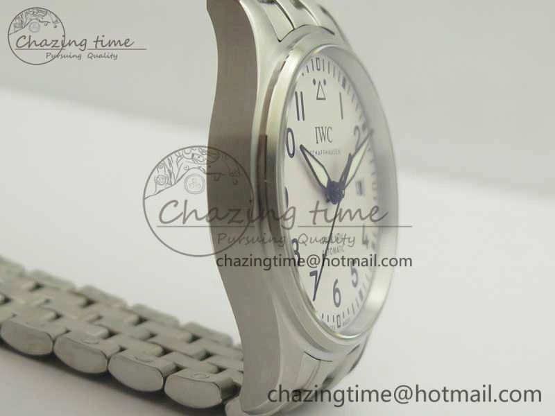 Packable Mark XVIII IW327002 MKS 1:1 Best Edition White Dial On SS Bracelet MIYOTA 9015 V 7209