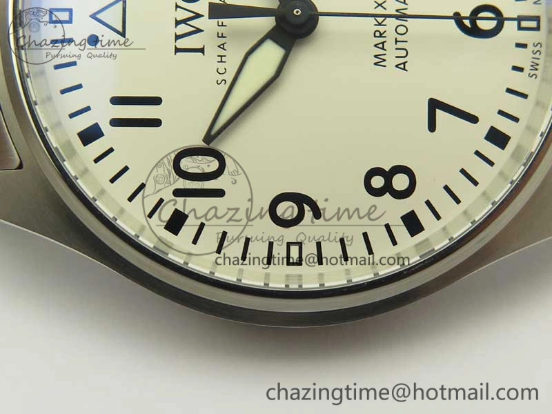 Packable Mark XVIII IW327002 MKS 1:1 Best Edition White Dial On SS Bracelet MIYOTA 9015 V 7209