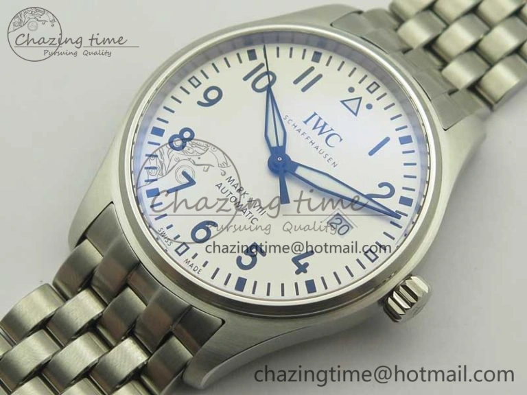 Packable Mark XVIII IW327002 MKS 1:1 Best Edition White Dial On SS Bracelet MIYOTA 9015 V 7209