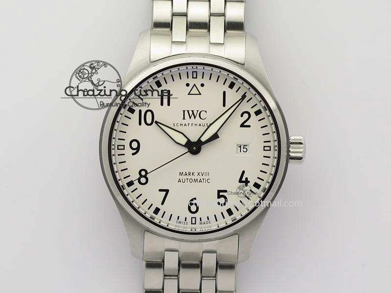 Mark XVIII IW327002 SS Mk Maker Best Edition White Dial On SS Bracelet A Snug 7300