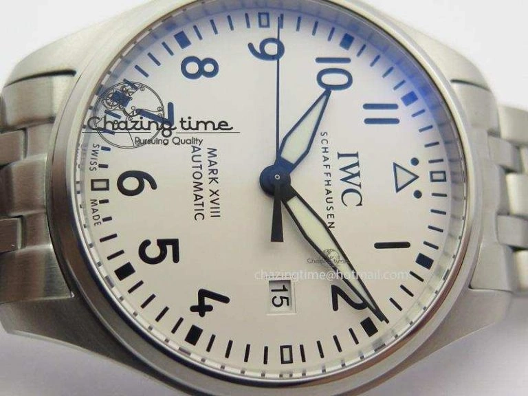 Mark XVIII IW327002 SS Mk Maker Best Edition White Dial On SS Bracelet A Snug 7300