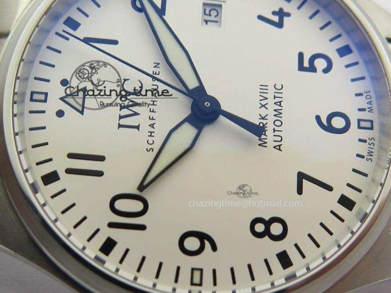 Mark XVIII IW327002 SS Mk Maker Best Edition White Dial On SS Bracelet A Snug 7300