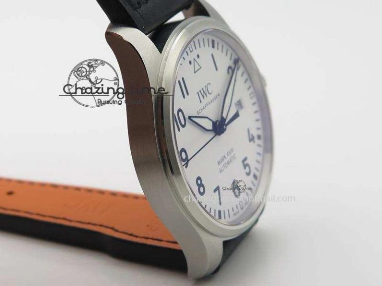 Mark XVIII IW327002 V6F Best Edition White Dial On Black Leather Strap A Affordable 7312