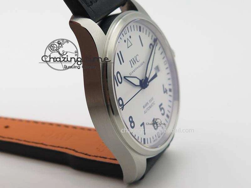 Mark XVIII IW327002 V6F Best Edition White Dial On Black Leather Strap A Affordable 7312