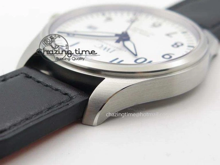 Mark XVIII IW327002 V6F Best Edition White Dial On Black Leather Strap A Affordable 7312