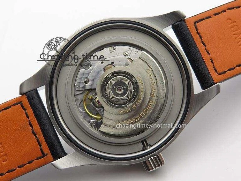 Mark XVIII IW327002 V6F Best Edition White Dial On Black Leather Strap A Affordable 7312