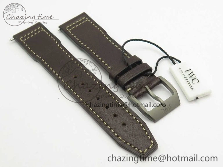 Supportive Mark XVIII IW327006 Titanium Grand M+F 1:1 Best Edition Black Dial on Nylon Strap A35111 (Free Leather Strap) 7132