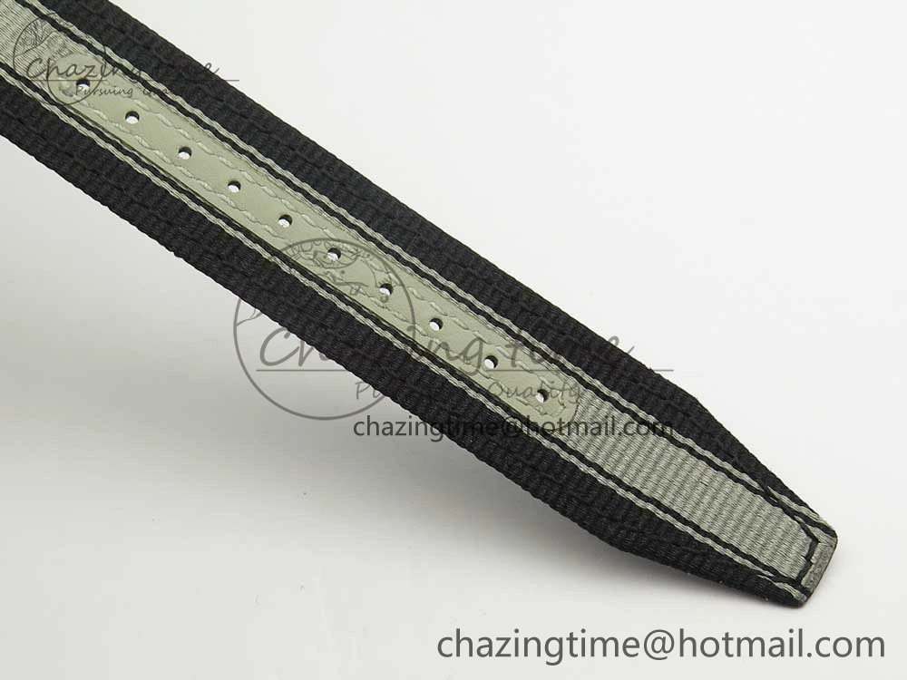 Supportive Mark XVIII IW327006 Titanium Grand M+F 1:1 Best Edition Black Dial on Nylon Strap A35111 (Free Leather Strap) 7132