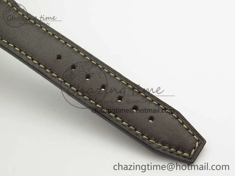 Mark XVIII IW327006 Titanium M+F 1:1 Best Edition Black Dial on Brown Leather Strap A Modern 7145