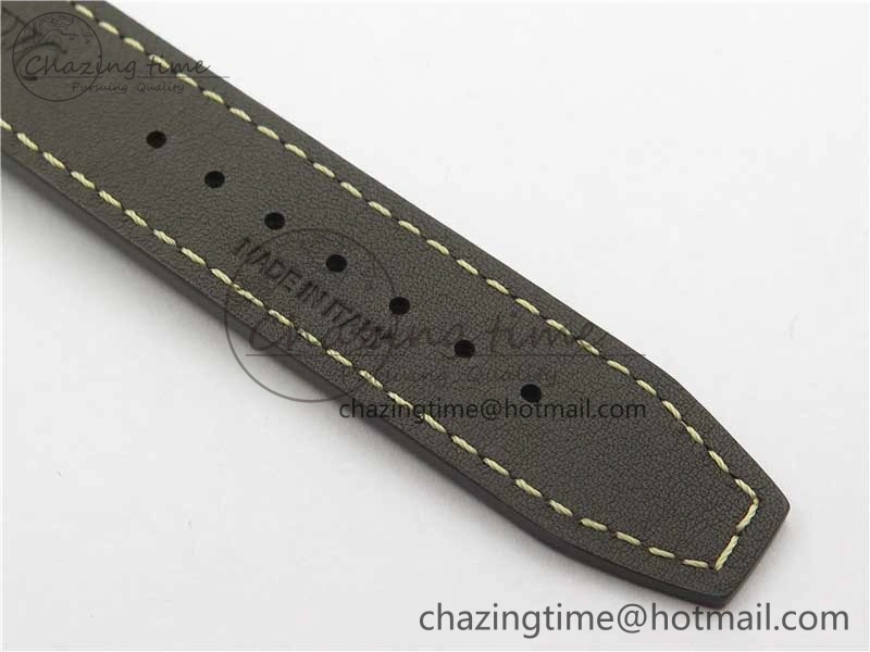 Reliable Mark XVIII IW327006 Titanium V7F 1:1 Best Edition Black Dial on Brown Leather Strap A 7080