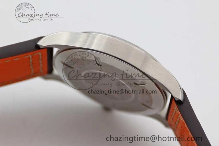 Durable Mark XVIII IW327010 SS M+F 1:1 Best Edition Blue Dial on Brown Leather Strap A 7051