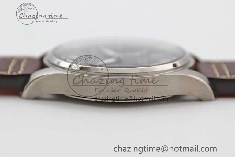 Mark XVIII IW327010 SS M+F 1:1 Best Edition Brown Dial on Brown Leather Strap A Refined 7049