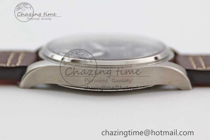 Mark XVIII IW327010 SS M+F 1:1 Best Edition Brown Dial on Brown Leather Strap A Refined 7049