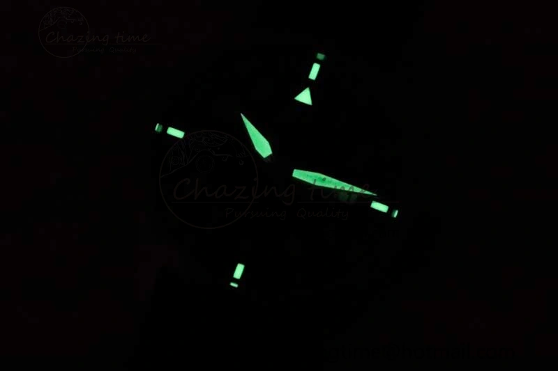 QuickDry Mark XVIII IW327010 SS M+F 1:1 Best Edition Green Dial on Brown Leather Strap A35111 (Free Nylon Strap) 7036