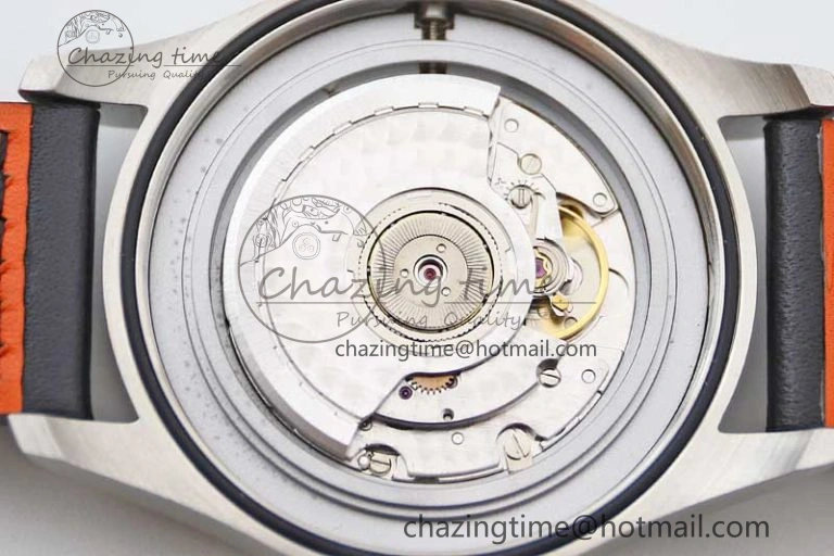 Refined Mark XVIII IW327012 SS M+F 1:1 Best Edition White Dial on Black Leather Strap A 7054