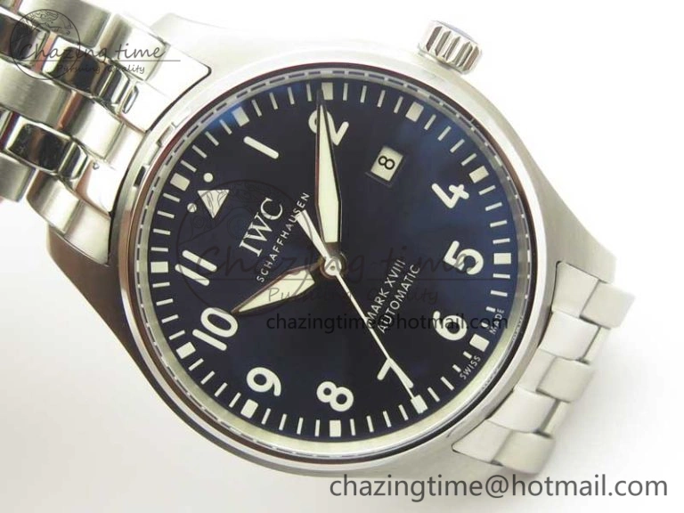 Mark XVIII IW327016 Le Petit Prince MKS 1:1 Best Edition Blue Dial On SS Bracelet MIYOTA 9015 V Unique 7206