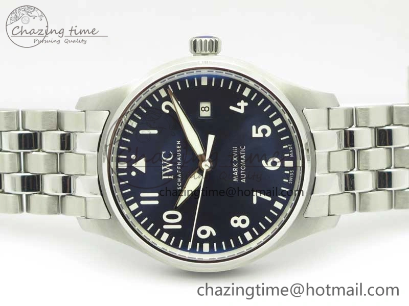 Mark XVIII IW327016 Le Petit Prince MKS 1:1 Best Edition Blue Dial On SS Bracelet MIYOTA 9015 V Unique 7206
