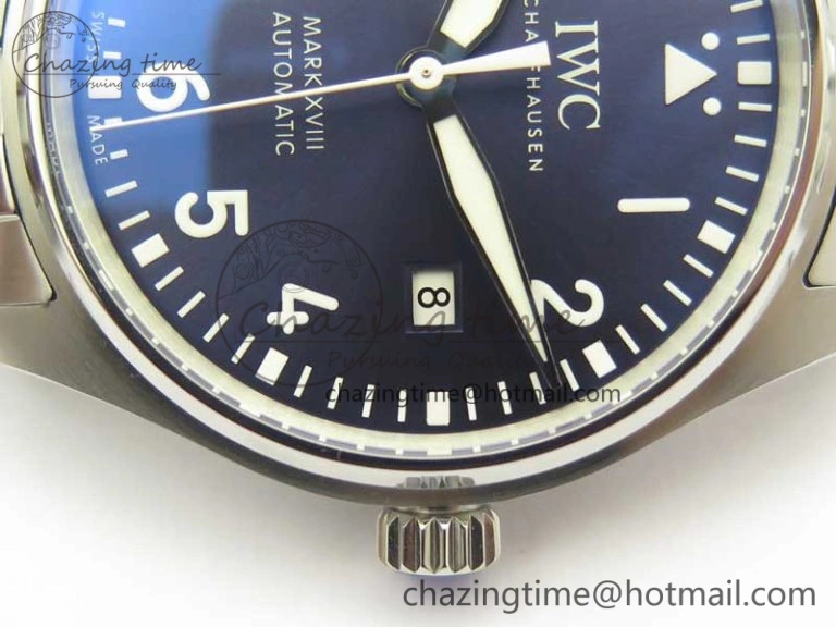 Mark XVIII IW327016 Le Petit Prince MKS 1:1 Best Edition Blue Dial On SS Bracelet MIYOTA 9015 V Unique 7206