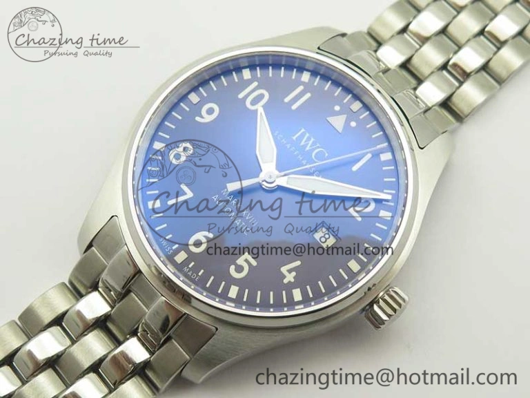 Mark XVIII IW327016 Le Petit Prince MKS 1:1 Best Edition Blue Dial On SS Bracelet MIYOTA 9015 V Unique 7206