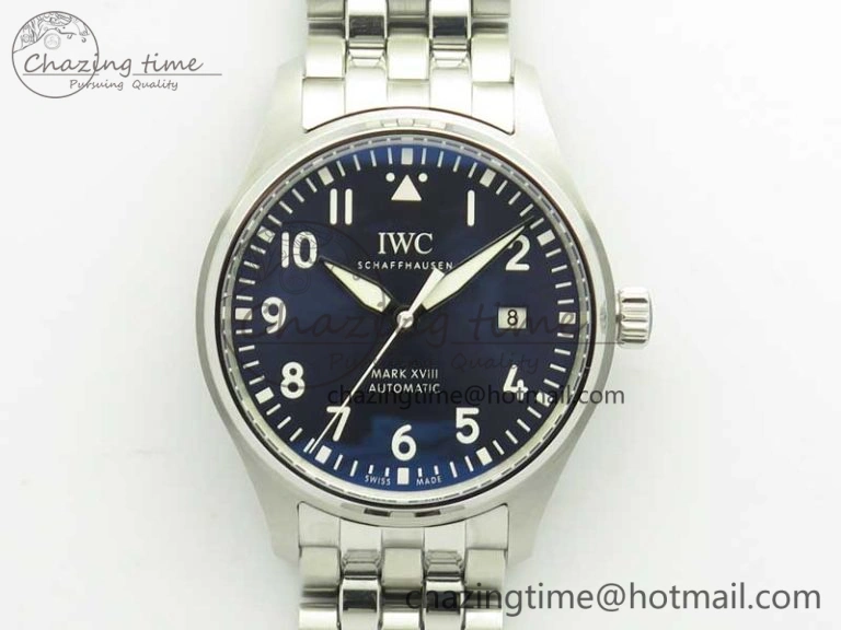 Mark XVIII IW327016 Le Petit Prince MKS 1:1 Best Edition Blue Dial On SS Bracelet MIYOTA 9015 V Unique 7206