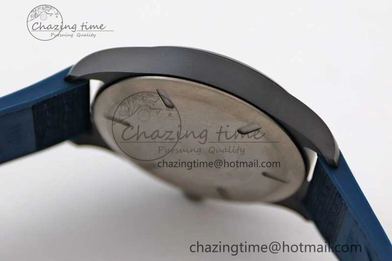 Mark XVIII IW328101 Black Ceramic M+F 1:1 Best Edition Blue Dial on Blue Nylon Strap A OdorResistant 7058