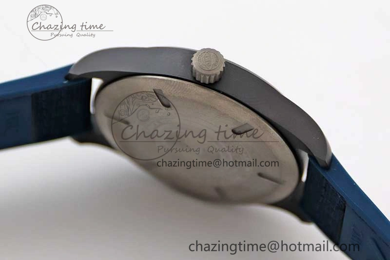Mark XVIII IW328101 Black Ceramic M+F 1:1 Best Edition Blue Dial on Blue Nylon Strap A OdorResistant 7058
