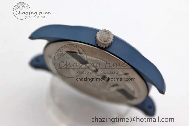 Mark XVIII IW328101 Blue Ceramic M+F 1:1 Best Edition Blue Dial on Blue Nylon Strap A Upgraded 7046