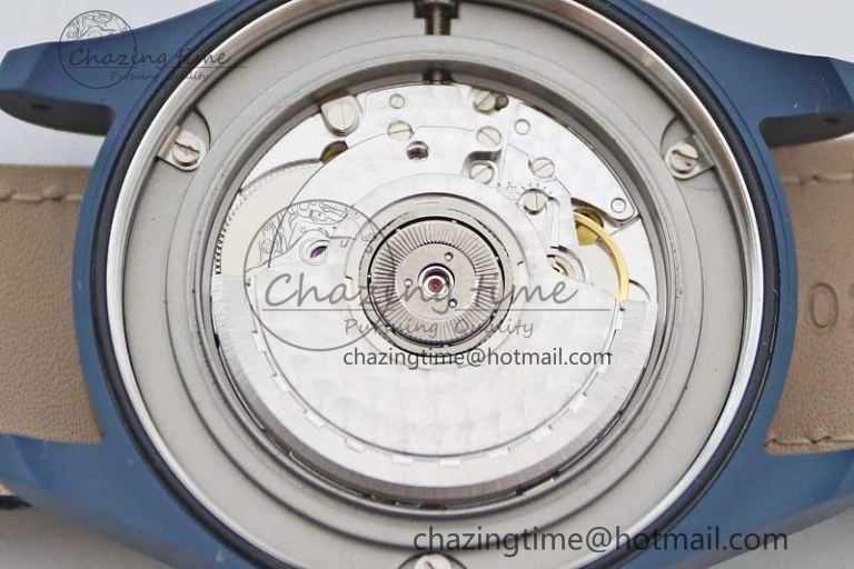 Mark XVIII IW328101 Blue Ceramic M+F 1:1 Best Edition Blue Dial on Blue Nylon Strap A Upgraded 7046
