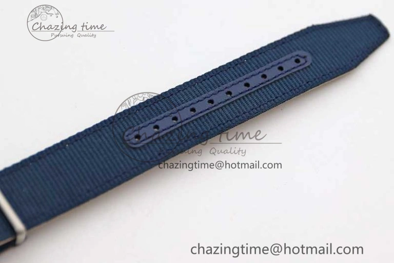 Mark XVIII IW328101 Blue Ceramic M+F 1:1 Best Edition Blue Dial on Blue Nylon Strap A Upgraded 7046