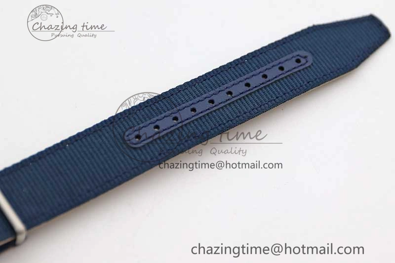 Mark XVIII IW328101 Blue Ceramic M+F 1:1 Best Edition Blue Dial on Blue Nylon Strap A Upgraded 7046