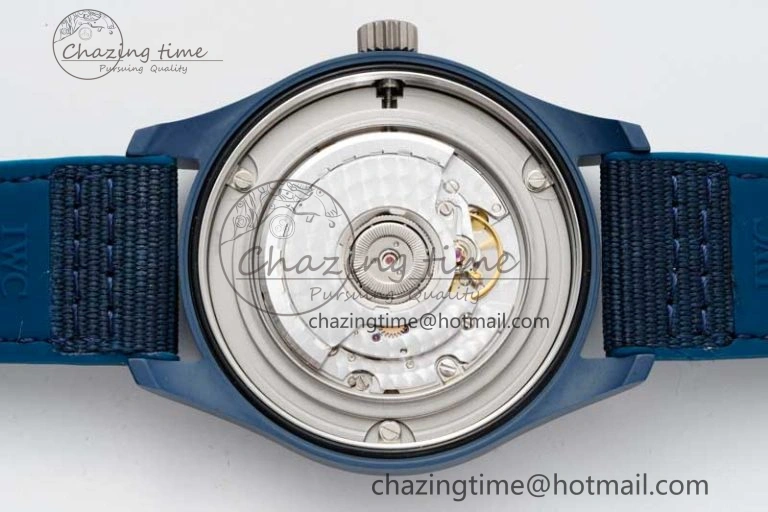 Mark XVIII IW328101 Blue Ceramic M+F 1:1 Best Edition Blue Dial on Blue Nylon Strap A UrbanChic 7066