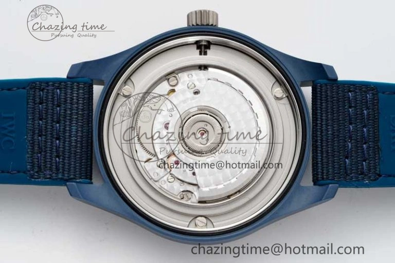 Mark XVIII IW328101 Blue Ceramic M+F 1:1 Best Edition Blue Dial on Blue Nylon Strap A UrbanChic 7066