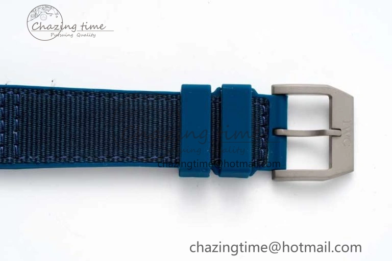 Mark XVIII IW328101 Blue Ceramic M+F 1:1 Best Edition Blue Dial on Blue Nylon Strap A UrbanChic 7066