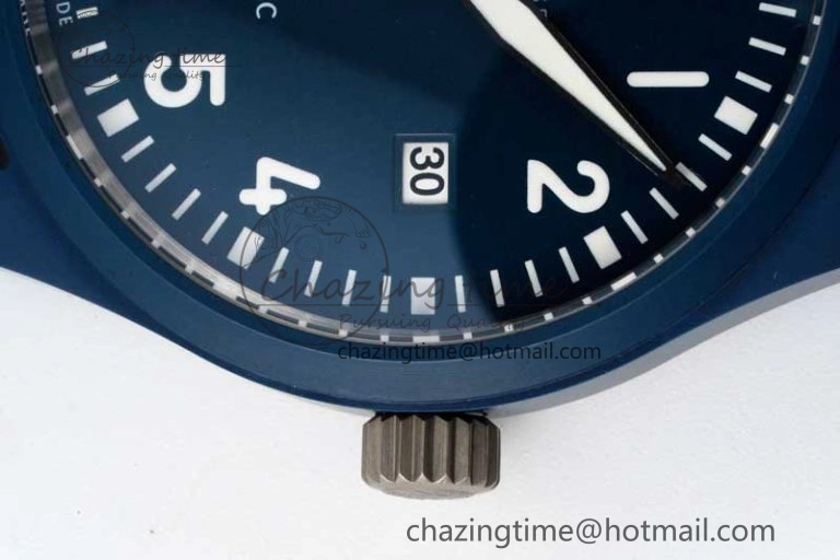 Mark XVIII IW328101 Blue Ceramic M+F 1:1 Best Edition Blue Dial on Blue Nylon Strap A UrbanChic 7066