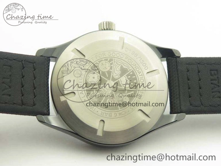 Functional Mark XVIII LAUREUS IW324703 Black Ceramic MKF Best Edition On Black Nylon Strap A 7218