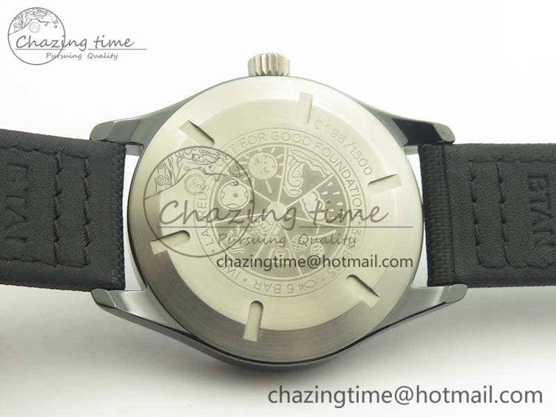 Functional Mark XVIII LAUREUS IW324703 Black Ceramic MKF Best Edition On Black Nylon Strap A 7218