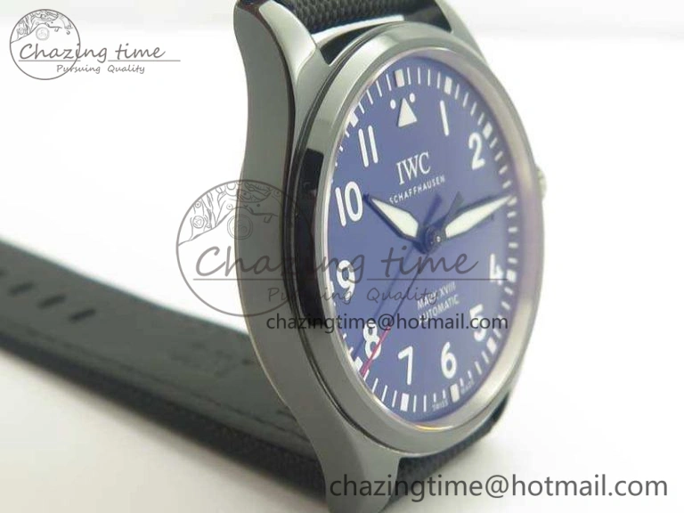 Functional Mark XVIII LAUREUS IW324703 Black Ceramic MKF Best Edition On Black Nylon Strap A 7218