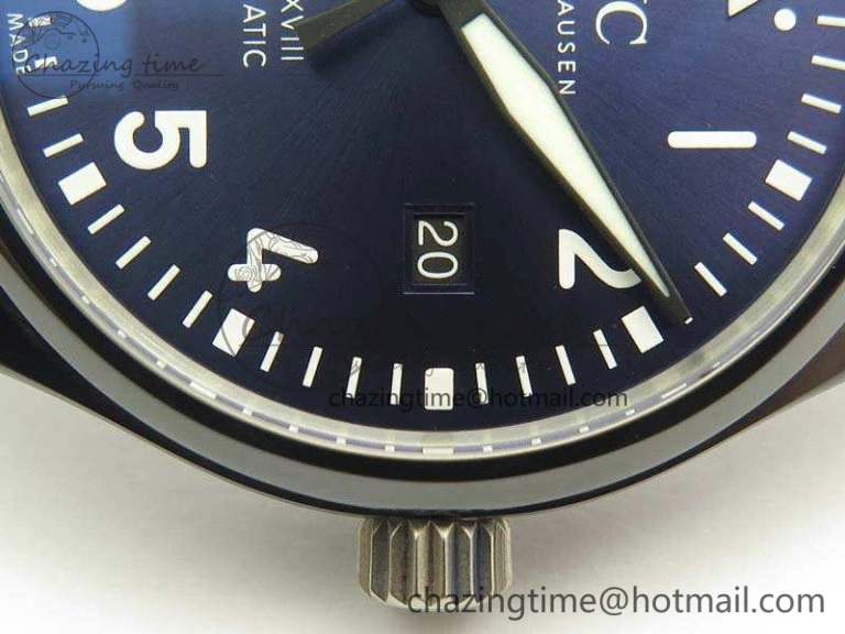 Functional Mark XVIII LAUREUS IW324703 Black Ceramic MKF Best Edition On Black Nylon Strap A 7218