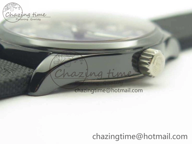 Functional Mark XVIII LAUREUS IW324703 Black Ceramic MKF Best Edition On Black Nylon Strap A 7218
