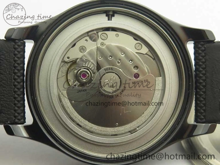 SportInspired Mark XVIII LAUREUS IW324703 Black Ceramic MKF Best Edition on Black Nylon Strap MIYOTA 9015 V 7186