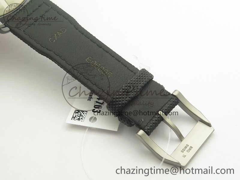 SportInspired Mark XVIII LAUREUS IW324703 Black Ceramic MKF Best Edition on Black Nylon Strap MIYOTA 9015 V 7186